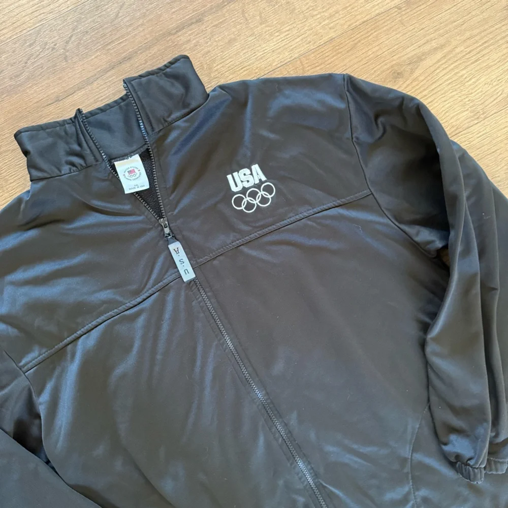 USA‎ OLYMPICS zip up jacket black